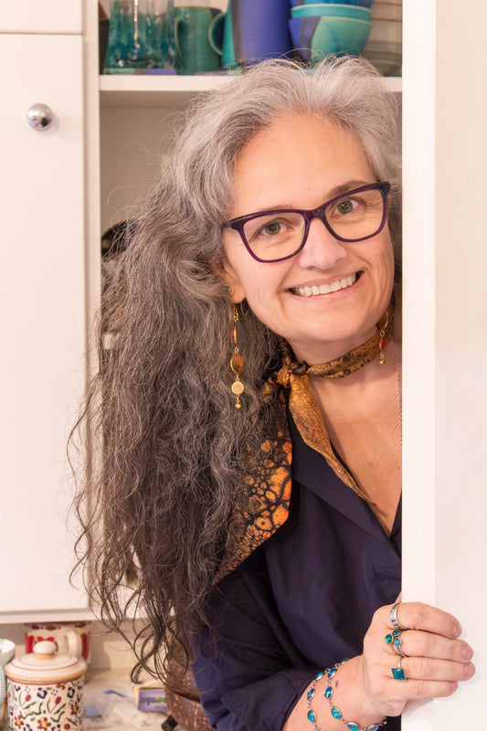 Silk scarf gold and black